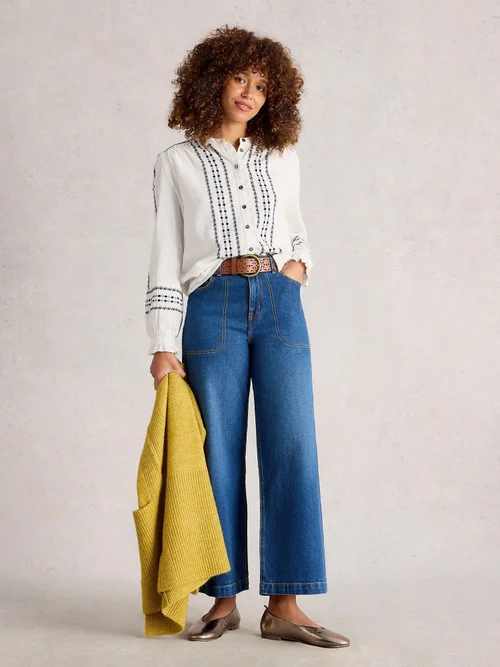 Chemise brodée Naomi - Ivory Mlt - 40 Image 2