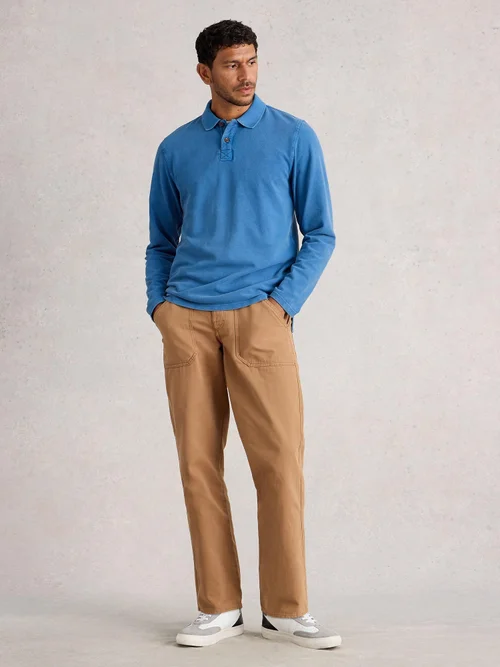 Polo Utilitaire Ls - Mid Blue - XXXL/R Image 2