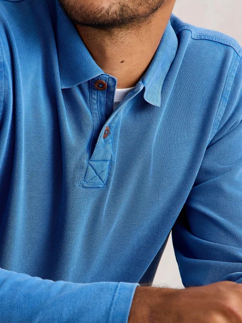 Polo Utilitaire Ls - Mid Blue - XXXL/R Image 3