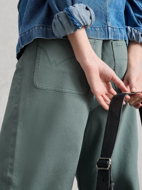 Jean Court À Jambes Larges Tia - Mid Blue - 52/R Image 3