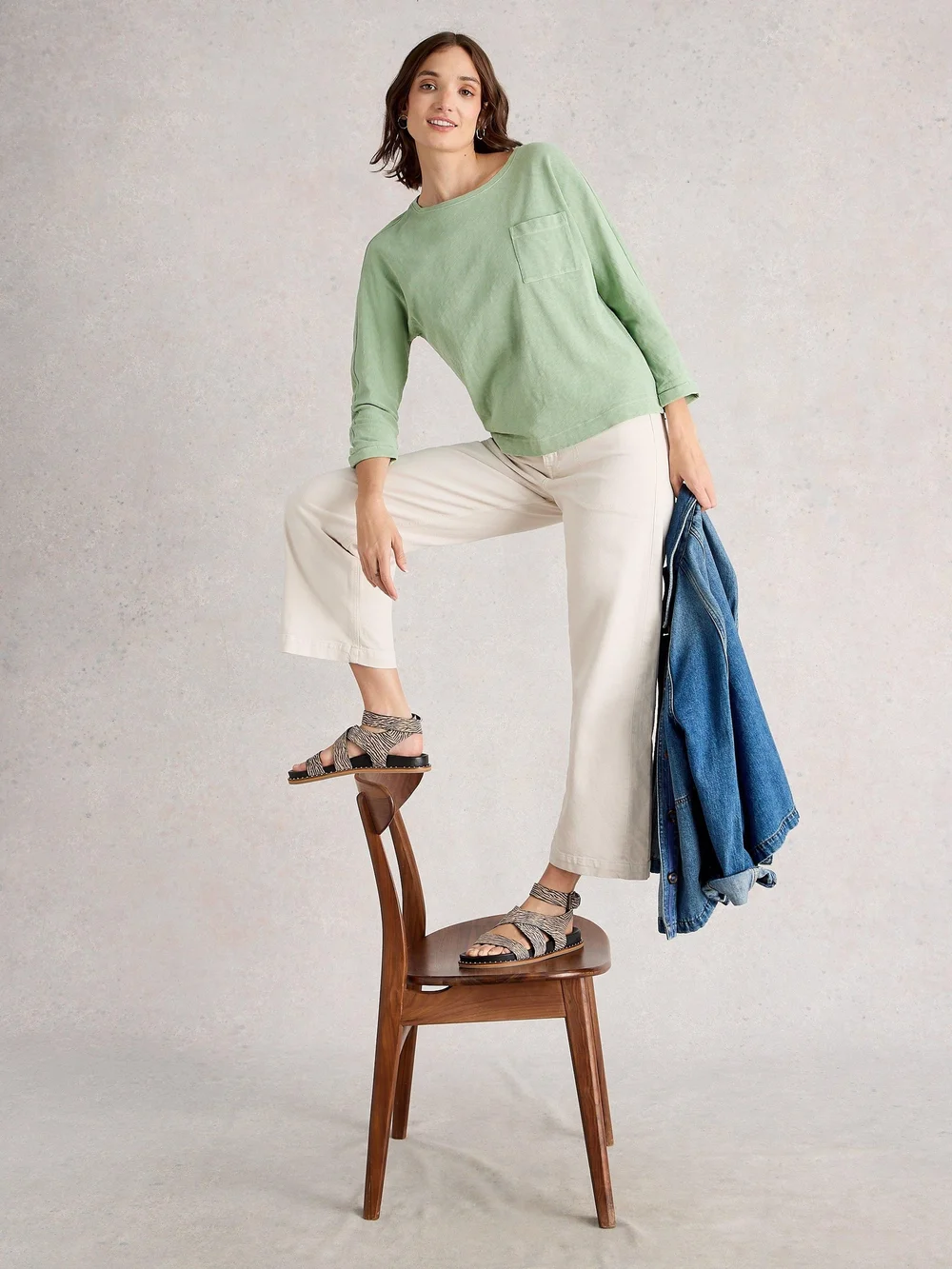 Haut Demi-Dolman - Mid Green - 52 Image 1