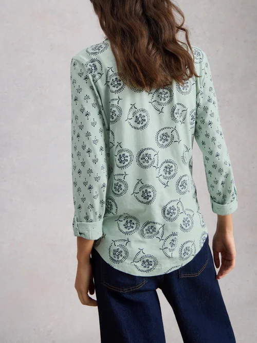 Chemise En Jersey Annie - Green Pr - 52 Image 4