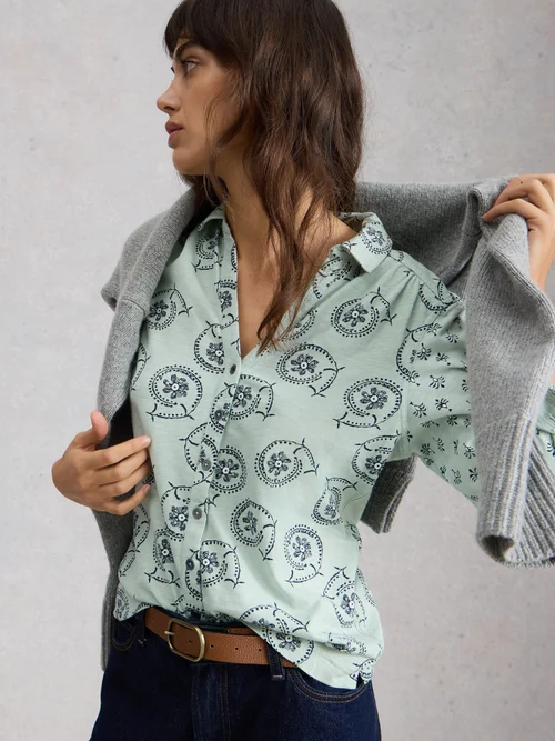 Chemise En Jersey Annie - Green Pr - 52 Image 1