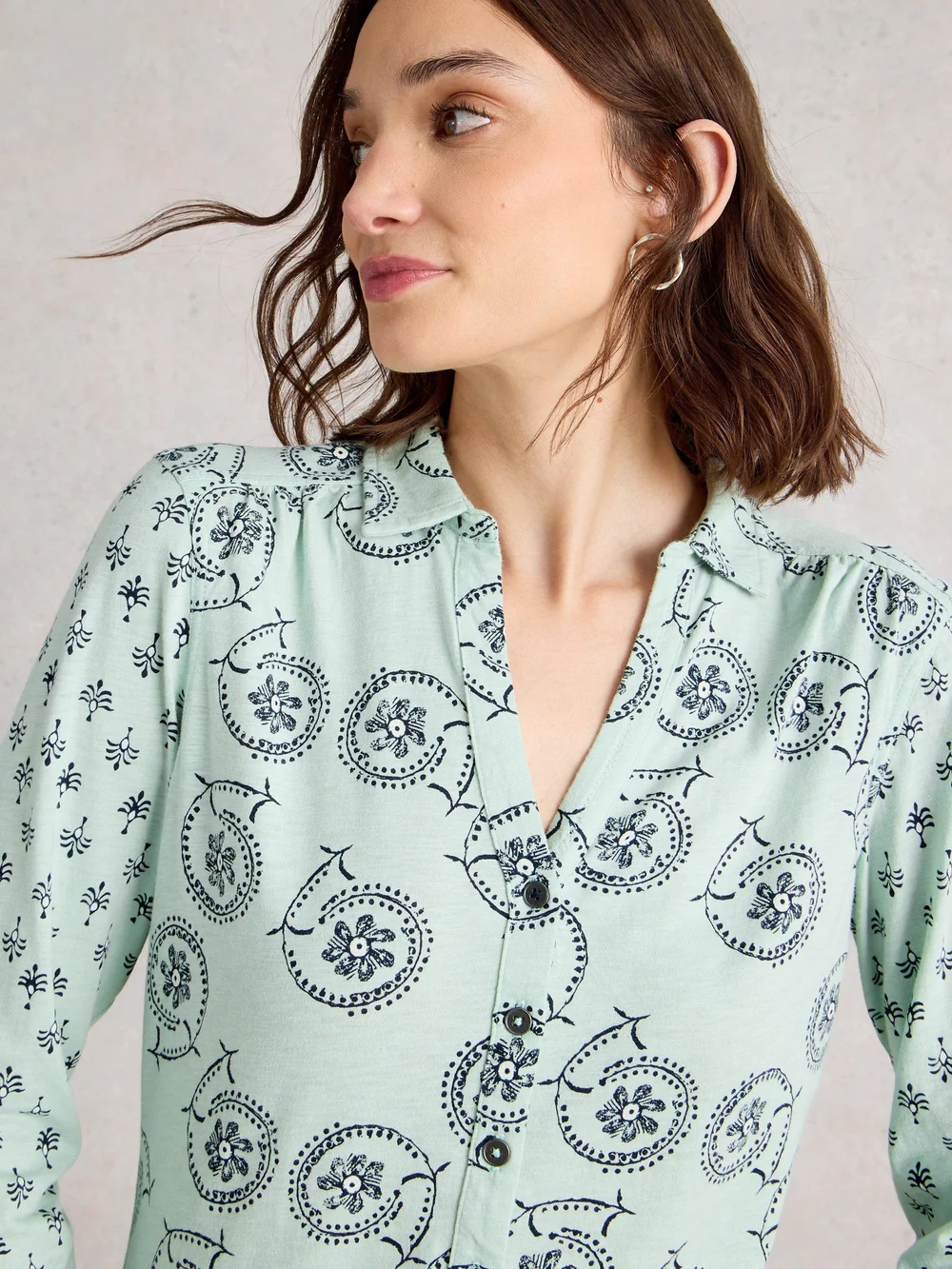 Chemise En Jersey Annie - Green Pr - 52 Image 1