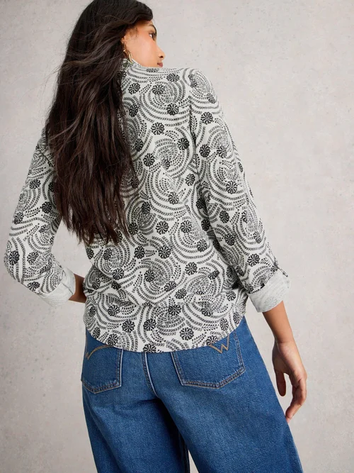 Chemise En Jersey Annie - White Pr - 40 Image 4
