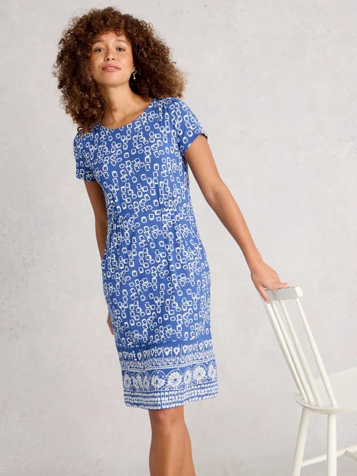 Robe En Jersey Tallie - Blue Pr - 52/R Image 3