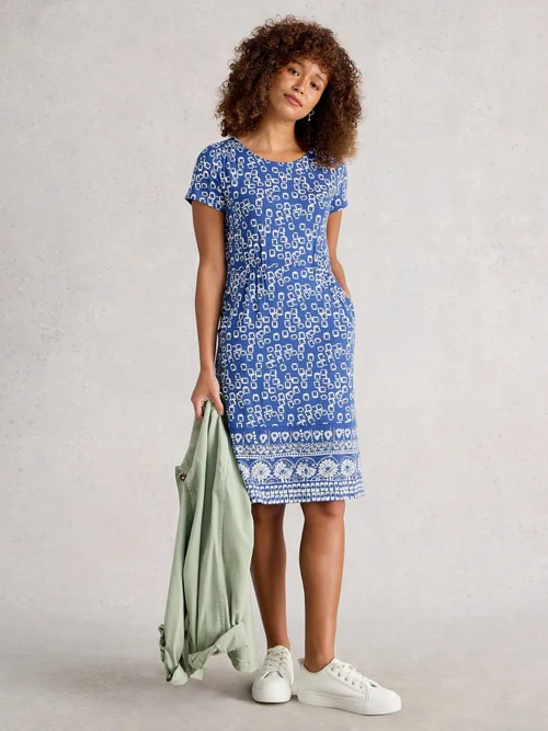 Robe En Jersey Tallie - Blue Pr - 52/R Image 2