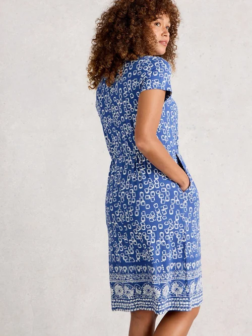 Robe En Jersey Tallie - Blue Pr - 52/R Image 4