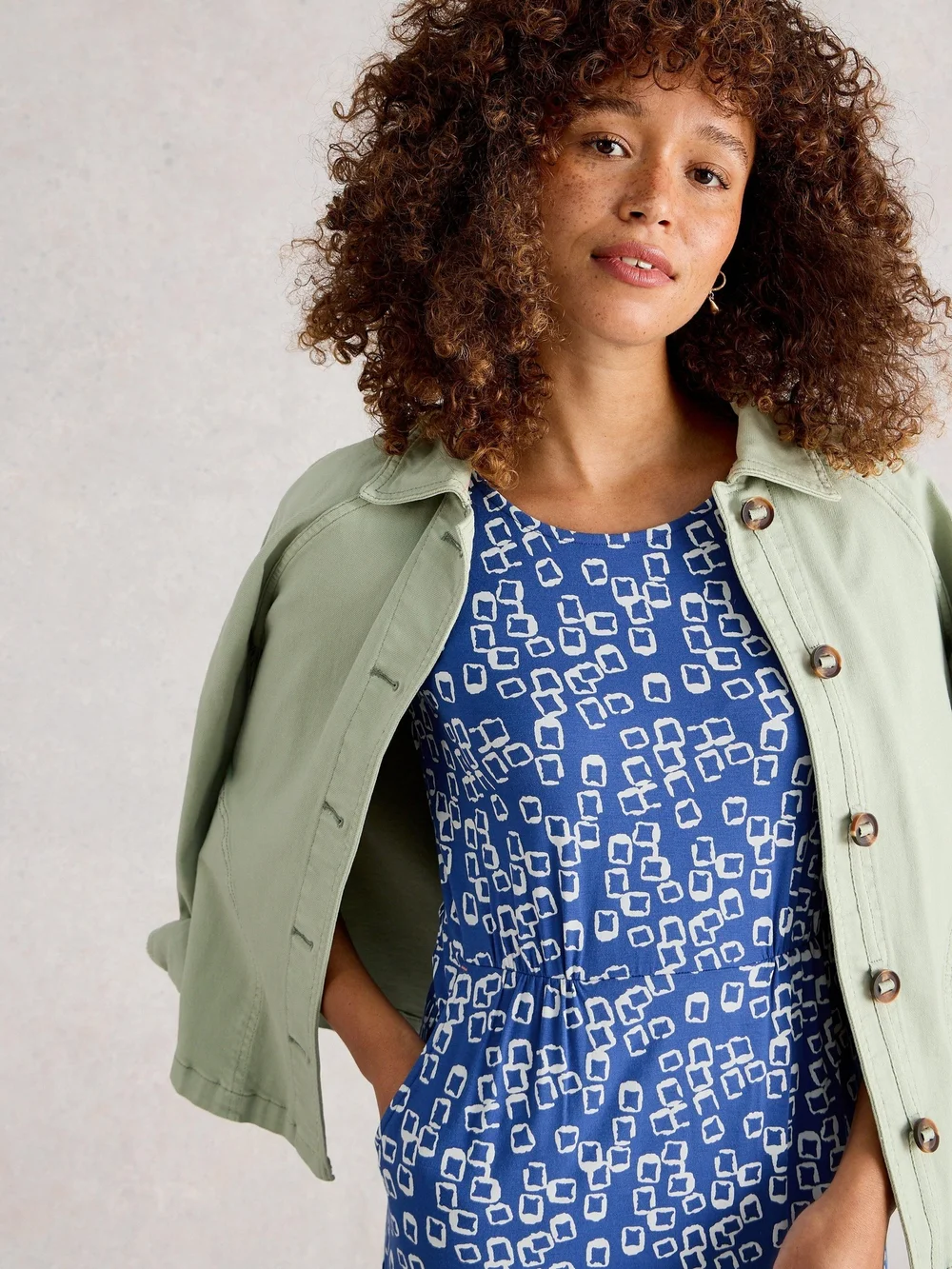Robe En Jersey Tallie - Blue Pr - 52/R Image 1