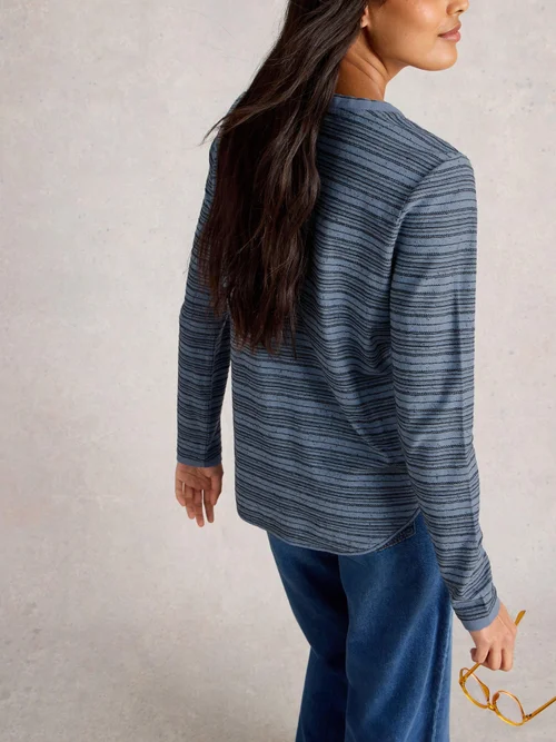 T-Shirt Clara Stitch - Mid Blue - 52 Image 4