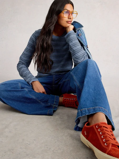 T-Shirt Clara Stitch - Mid Blue - 42 Image 3