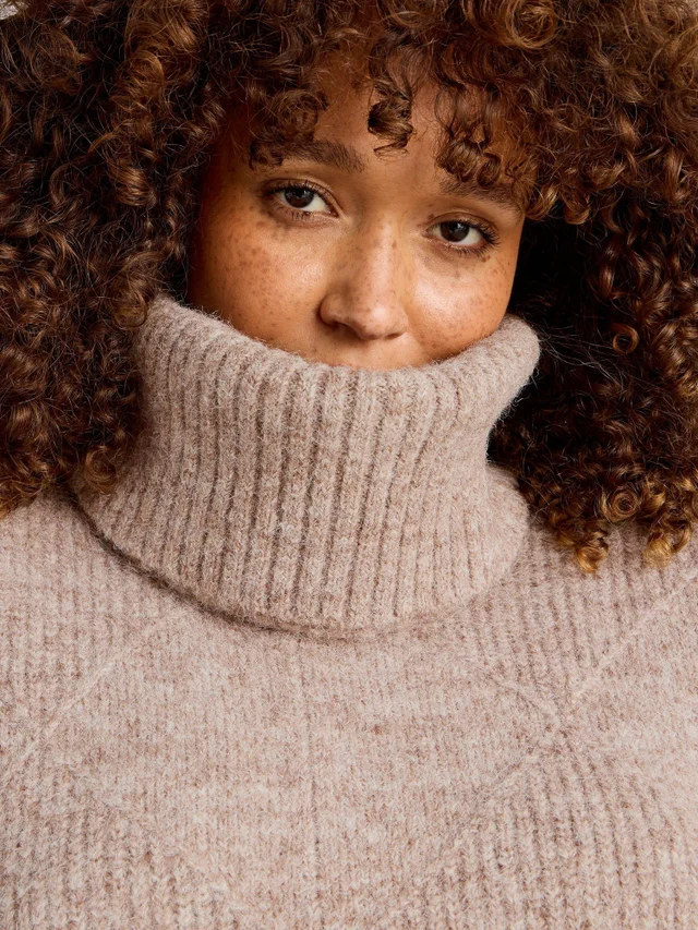 Poncho À Mailles Losanges