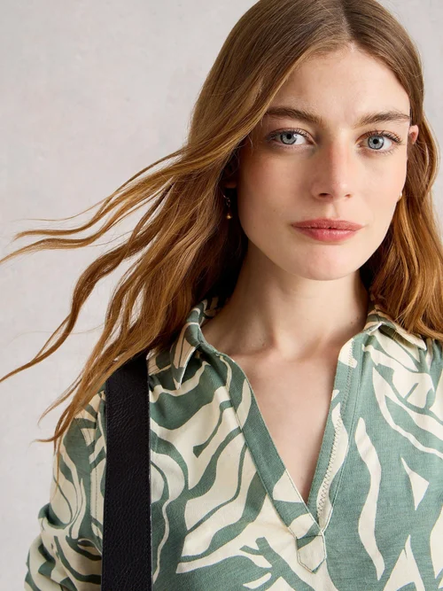 Chemise Ls Allie - Green Pr - 52 Image 3