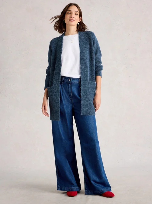 Cardigan Long Erin - Dk Blue - XL Image 2