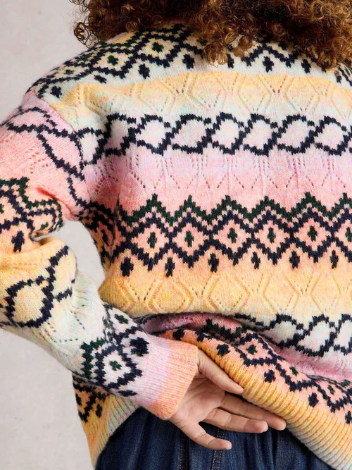 Pull Pointelle Spacedye - Pink Mlt - 52 Image 4