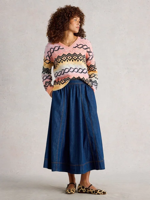 Pull Pointelle Spacedye - Pink Mlt - 50 Image 2