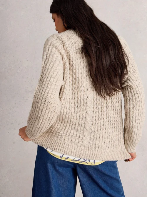 Cardigan Sally Slub - Nat Mlt - 52 Image 4