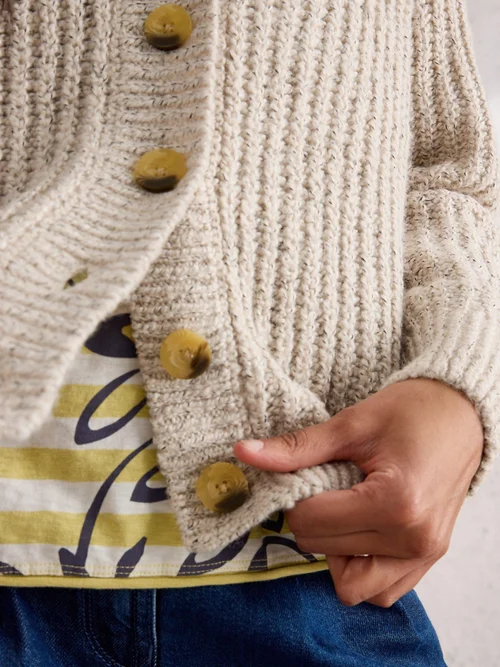 Cardigan Sally Slub - Nat Mlt - 52 Image 3