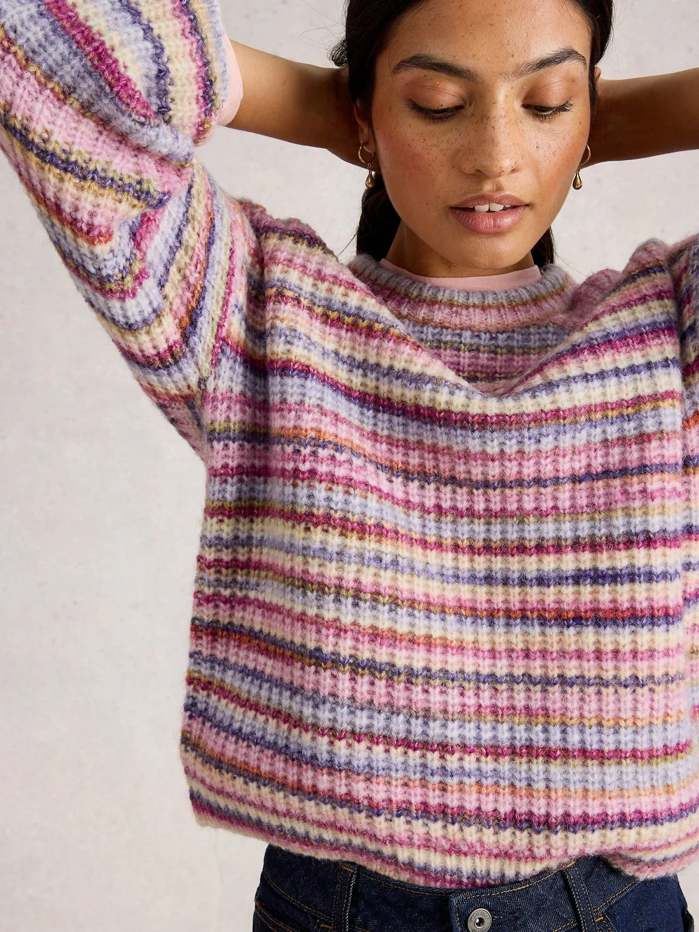 Suzanna Spacedye Jumper - Pink Mlt - 52 Image 1