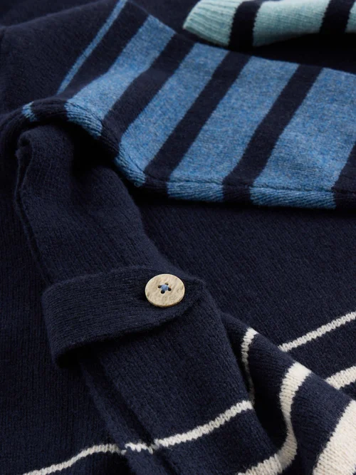 Ivy Side Slit Thrown On - Navy Multi - XL Image 3