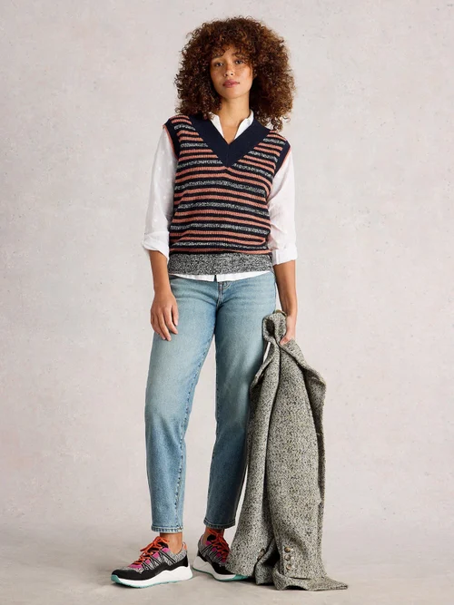 Débardeur À Rayures Meg - Navy Multi - XL Image 2