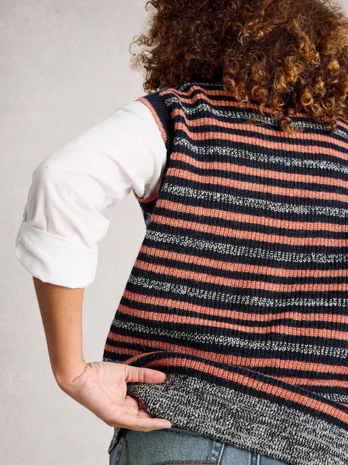 Débardeur À Rayures Meg - Navy Multi - XL Image 4