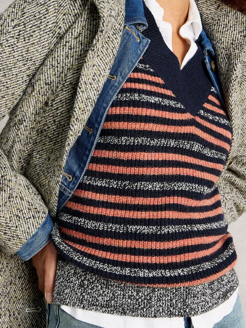 Débardeur À Rayures Meg - Navy Multi - XL Image 3