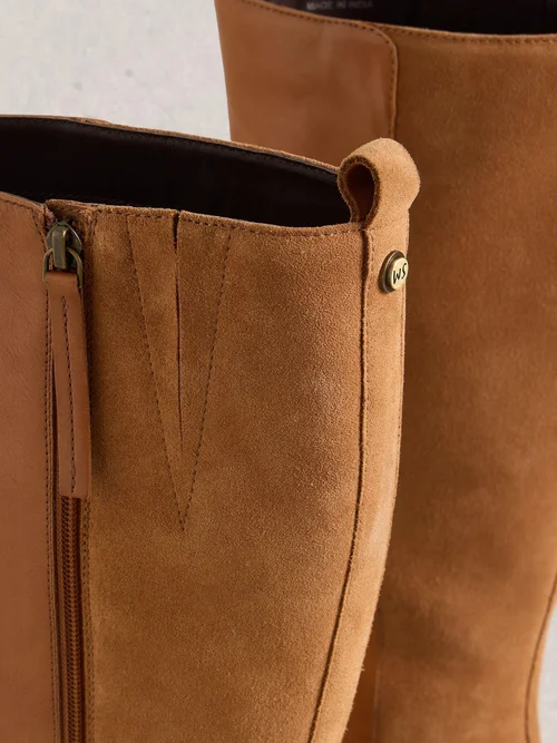 Bottes En Cuir Serena Montant Jusqu'Aux Genoux - Mid Tan - 41 Image 3