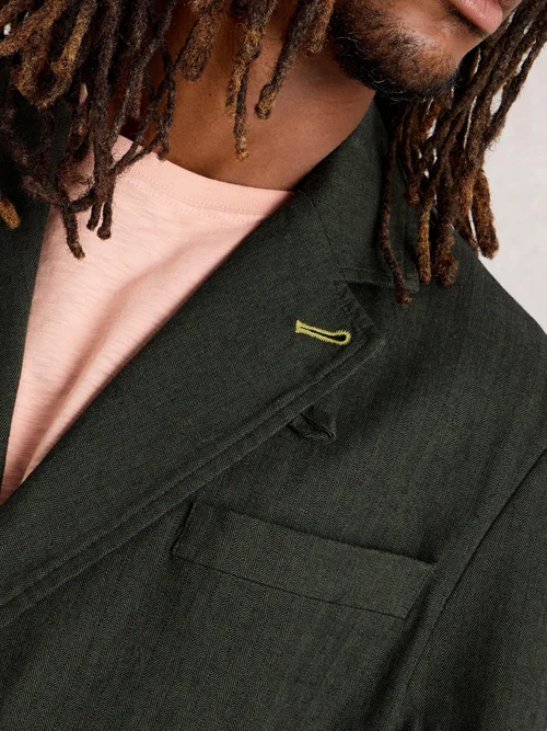 Blazer À Chevrons - Khaki Grn - 46 Image 3