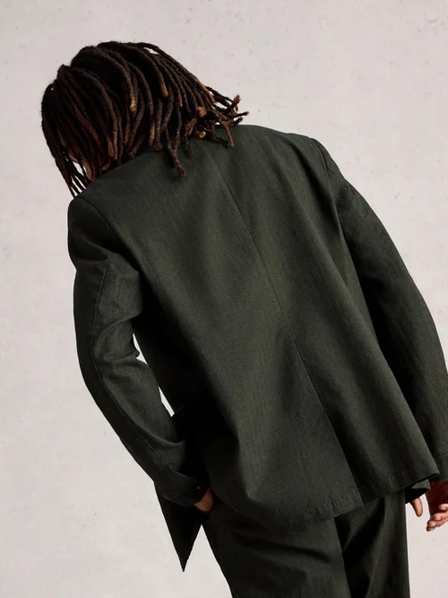 Blazer À Chevrons - Khaki Grn - 46 Image 4