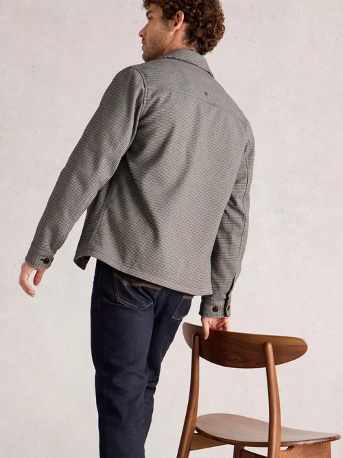 Veste De Travail À Motif Pied-De-Poule - Grey Mlt - XXL Image 4