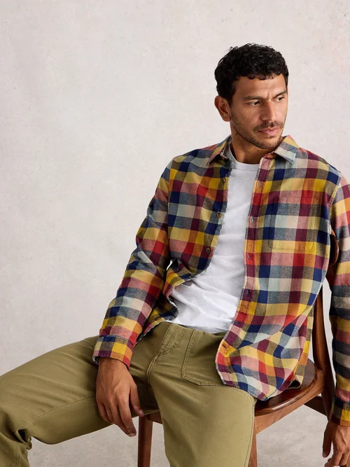 Chemise À Carreaux Preston Buffalo - Red Mlt - XXL Image 3