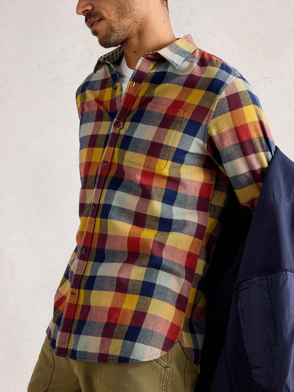 Chemise À Carreaux Preston Buffalo - Red Mlt - XXL Image 1