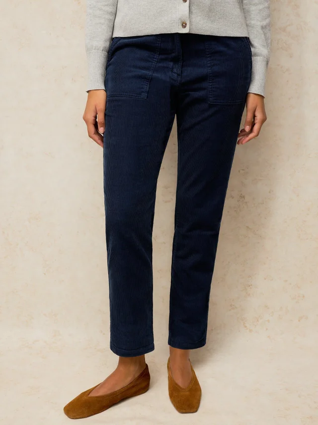 Pantalon Twister En Velours Côtelé