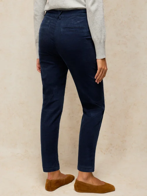 Pantalon Twister En Velours Côtelé - Dark Navy - 52/R Image 4