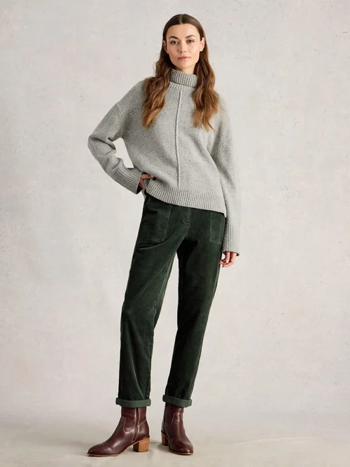 Pantalon Twister En Velours Côtelé - Dk Green - 52/R Image 2