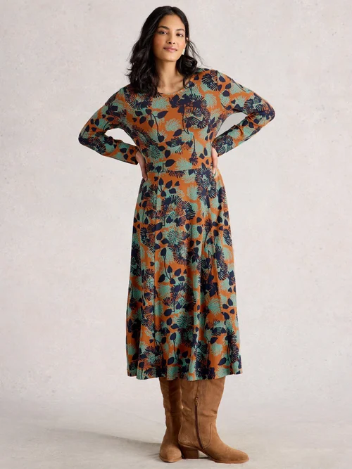 Robe en jersey Madeline - Orange Mlt - 52/R Image 2