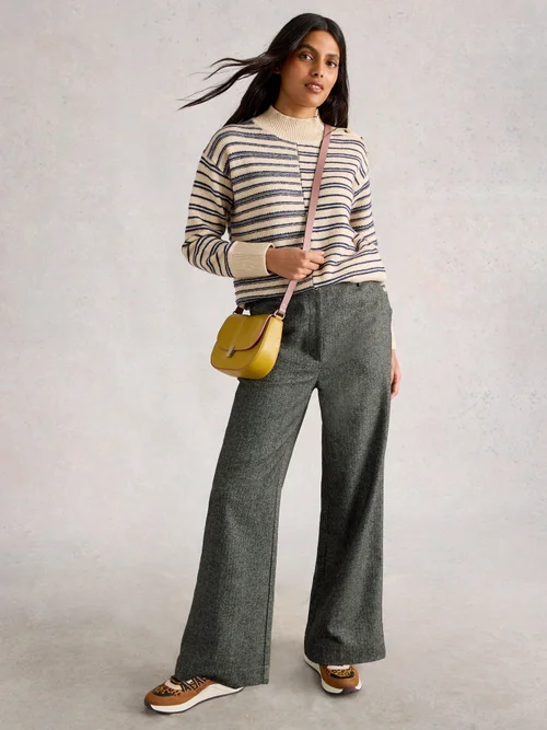 Pantalon Large Belle Tweedy - Grey Mlt - 52/R Image 2