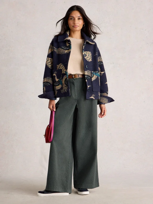 Pantalon Large En Velours Côtelé Sasha