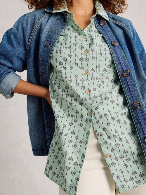 Chemise Longue Sophie - Green Pr - 50/R Image 3
