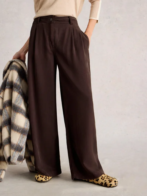 Pantalon Large Sasha - Dk Brown - 48/R Image 3