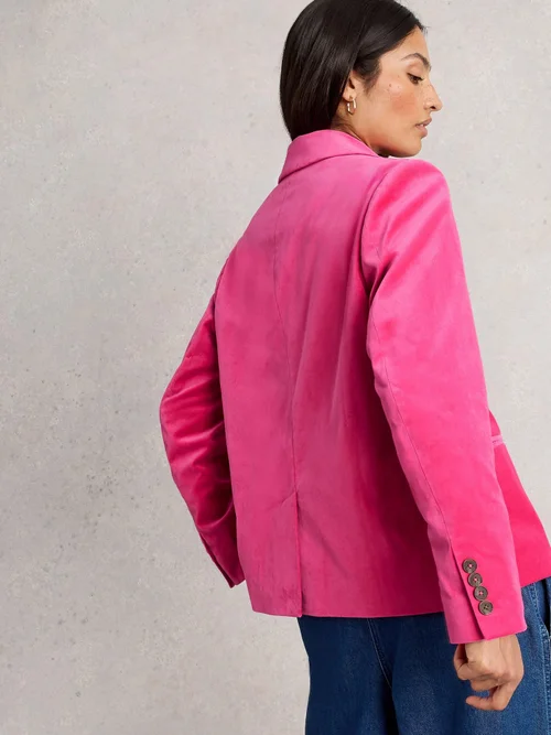 Blazer en velours Evelyn - Brt Pink - 52 Image 4