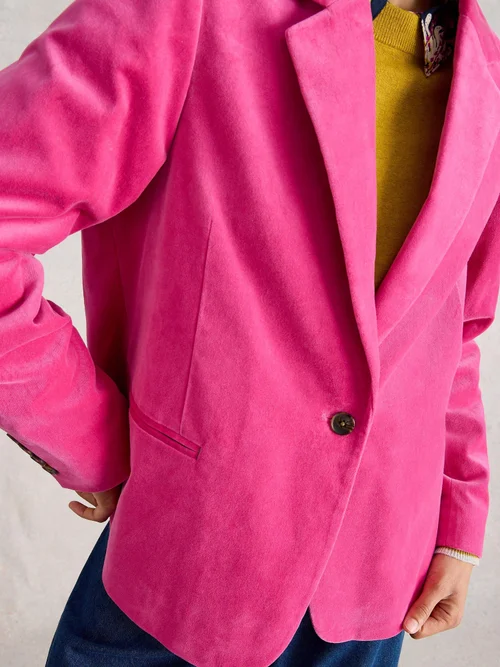 Blazer en velours Evelyn - Brt Pink - 52 Image 3