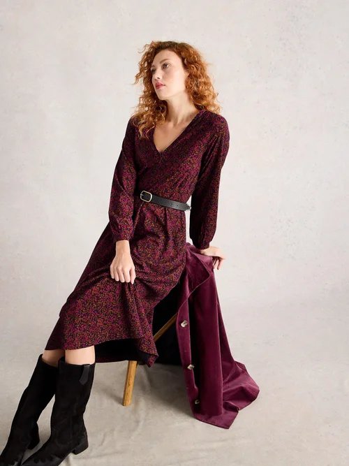 Robe En Jersey Megan - Pink Mlt - 52/R Image 1