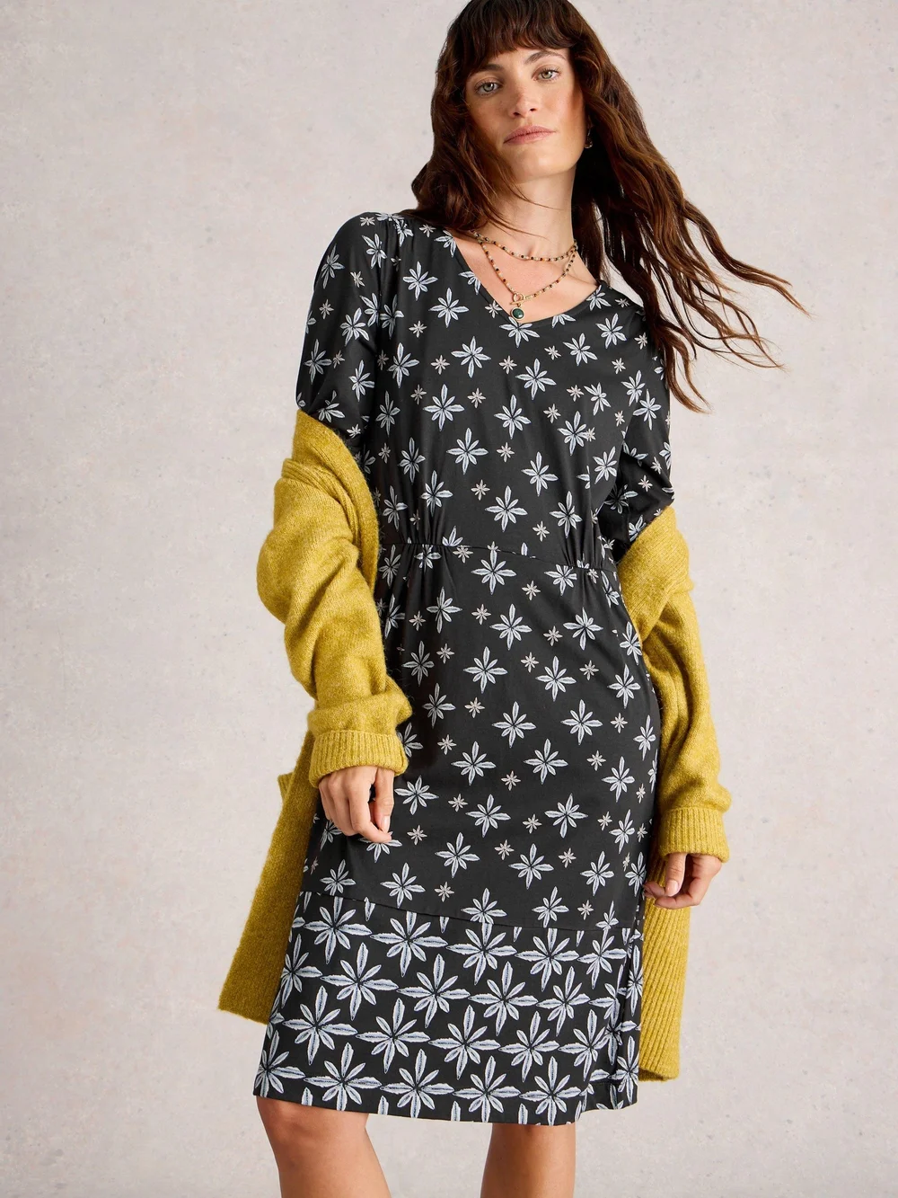 Robe En Jersey Tallie - Blk Mlt - 52/R Image 1