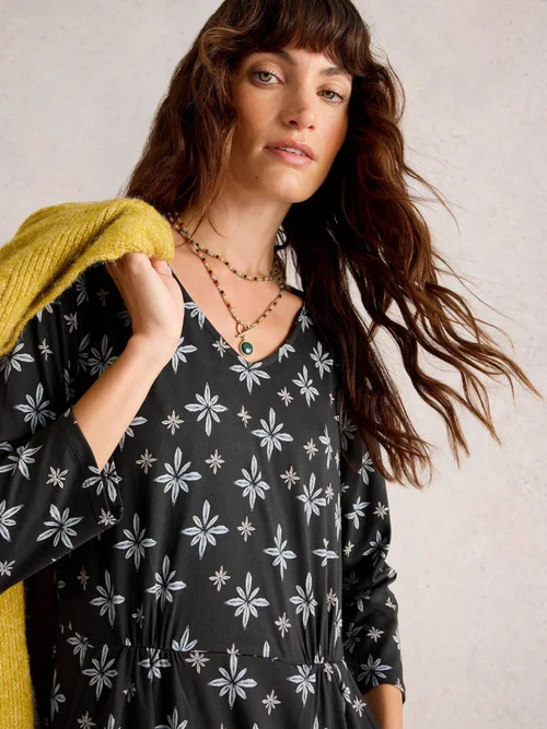 Robe En Jersey Tallie - Blk Mlt - 52/R Image 3