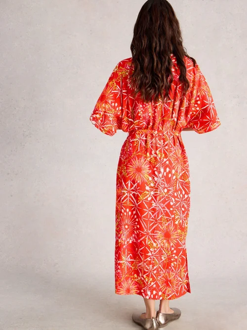 Robe Kiki Kimono - Red Mlt - 44/R Image 4