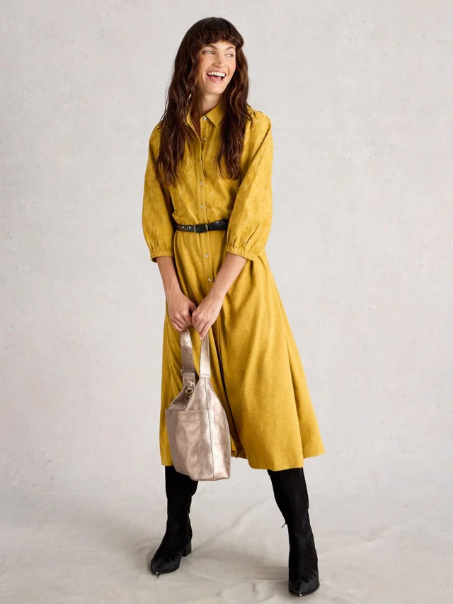 Robe En Jersey Brodée Rua