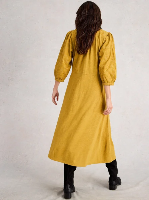 Robe En Jersey Brodée Rua - Mid Chart - 52/R Image 4