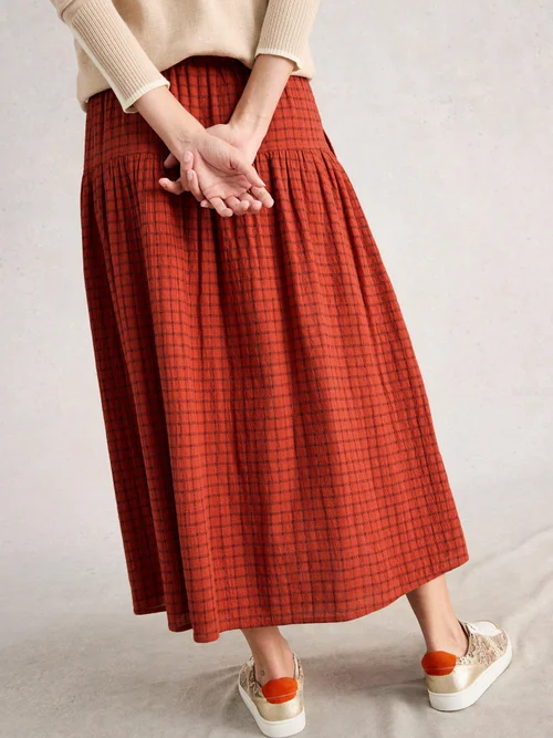 Jupe Midi Seema - Mid Orange - 40 Image 4